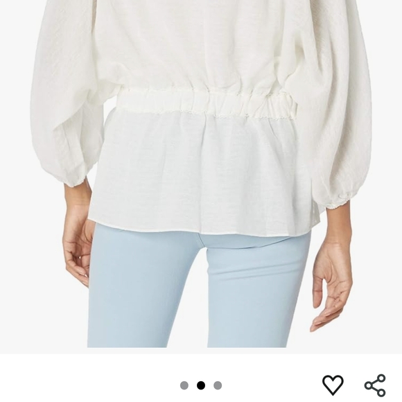 Trina Turk Cream Blouse - Picture 4 of 10